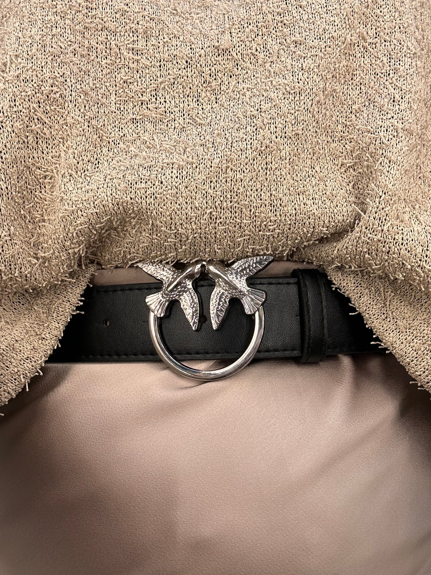 Punko Bird Buckle Belt Silver
