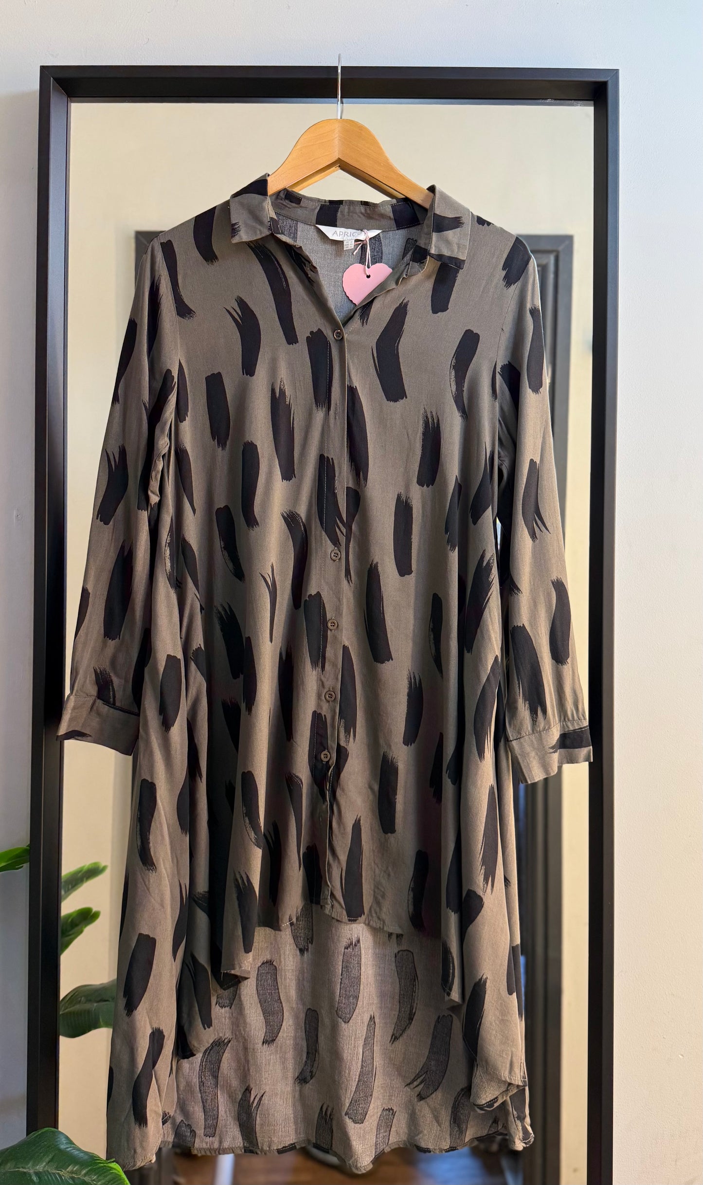 PRELOVED Apricot Shirt Dress Size 8