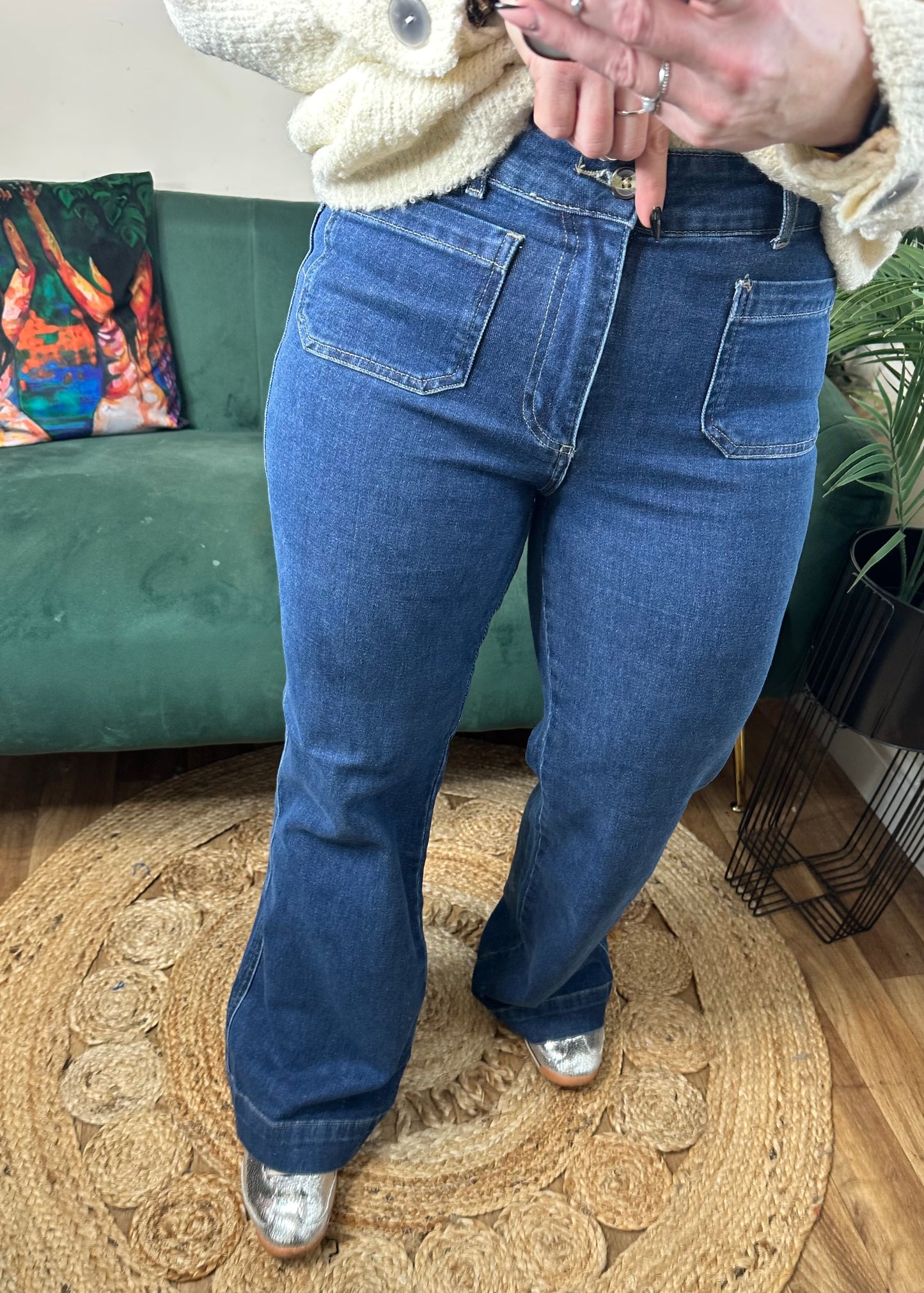 ONLY Juicy High Waist Wide Leg Jeans