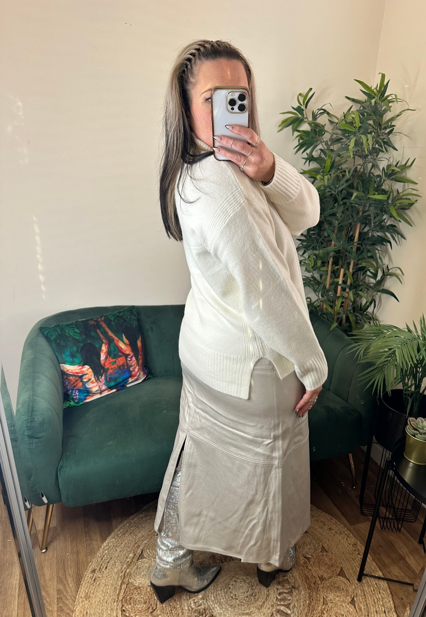 YEST Pamela Skirt Silver