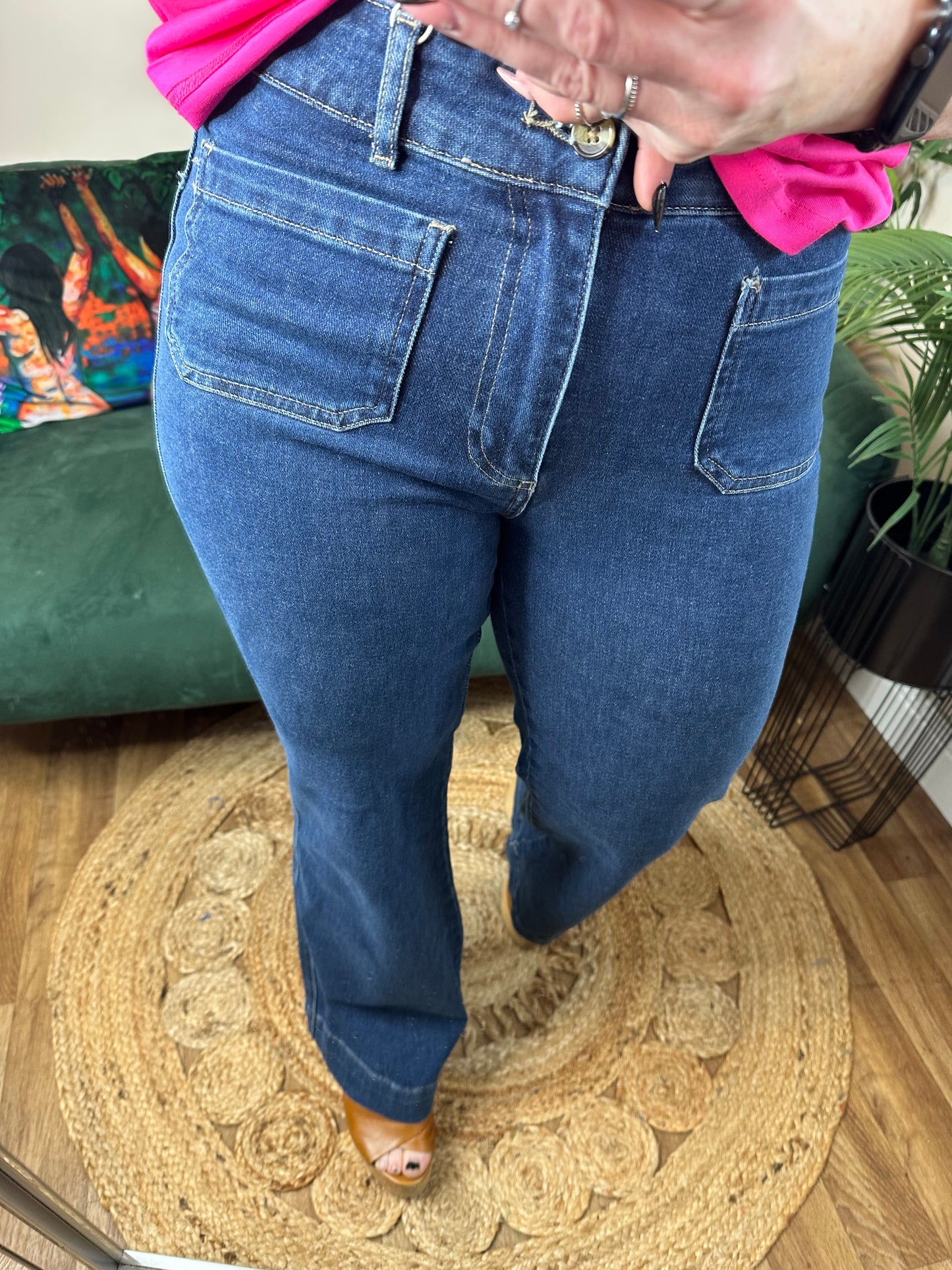ONLY Juicy High Waist Wide Leg Jeans