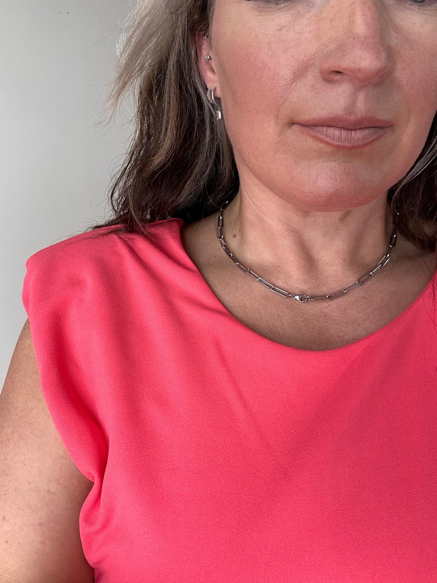 ICHI Katine Dress Calypso Coral