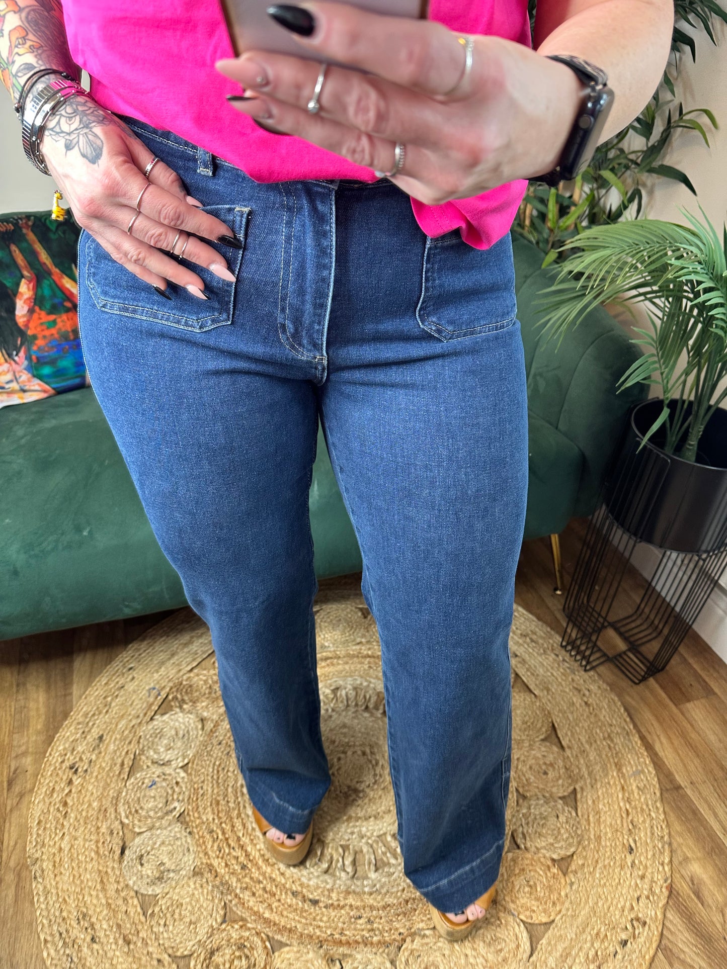 ONLY Juicy High Waist Wide Leg Jeans