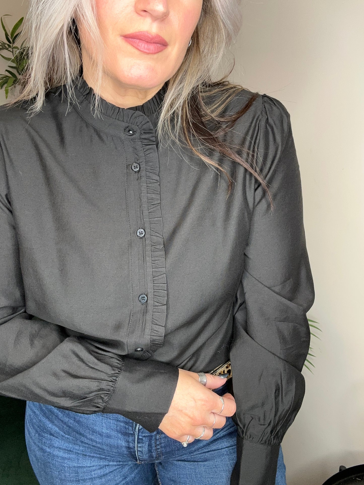 ICHI Karlani Shirt Black