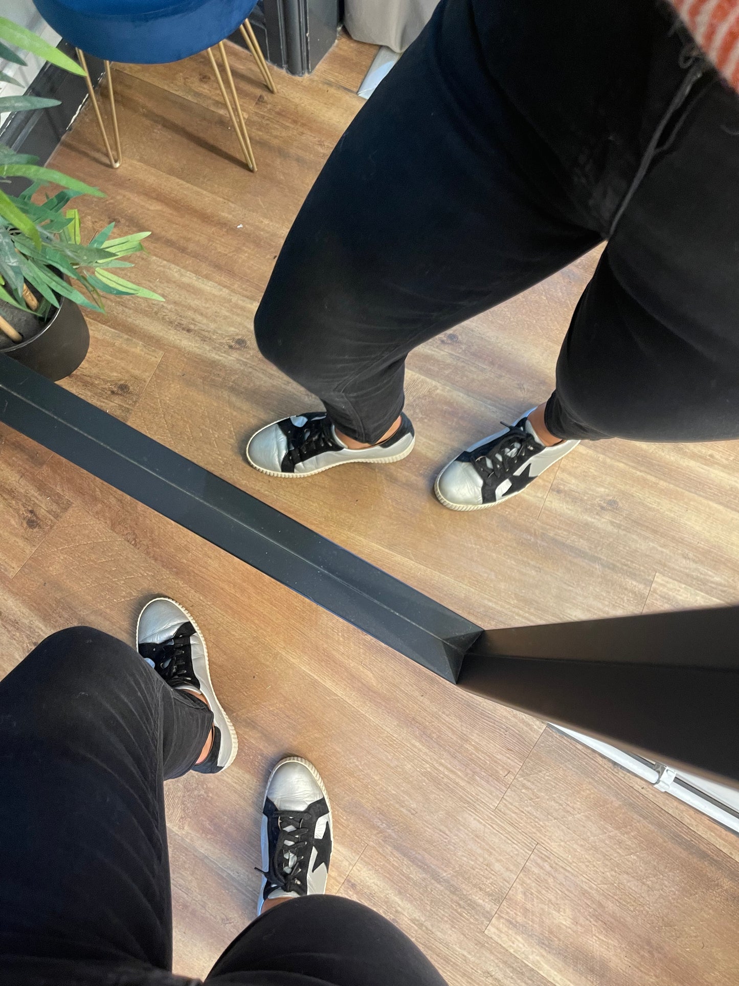 ICHI Twiggy Raven Jean Dark Black