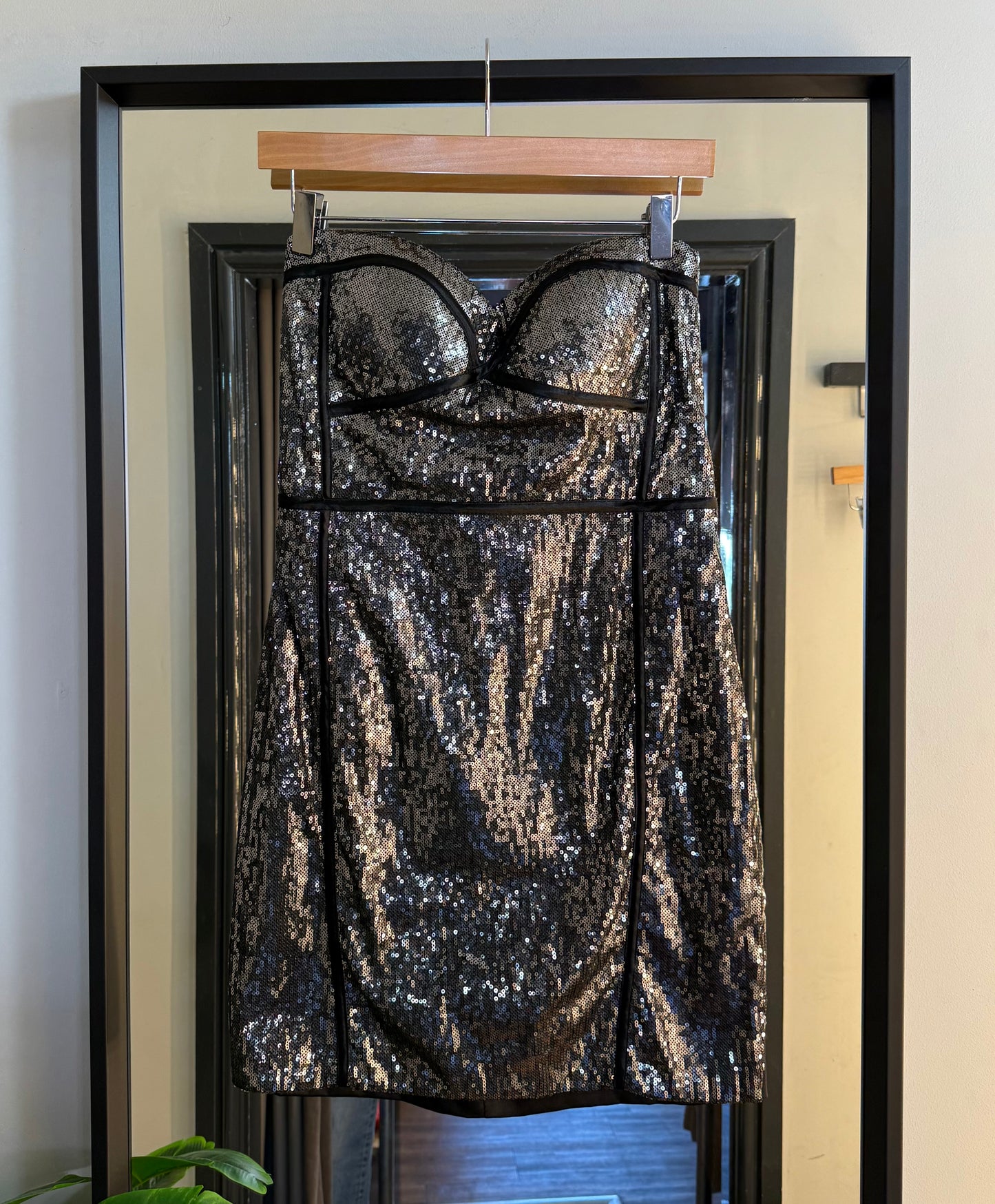 PRELOVED Jane Norman Sequin Dress Size 14