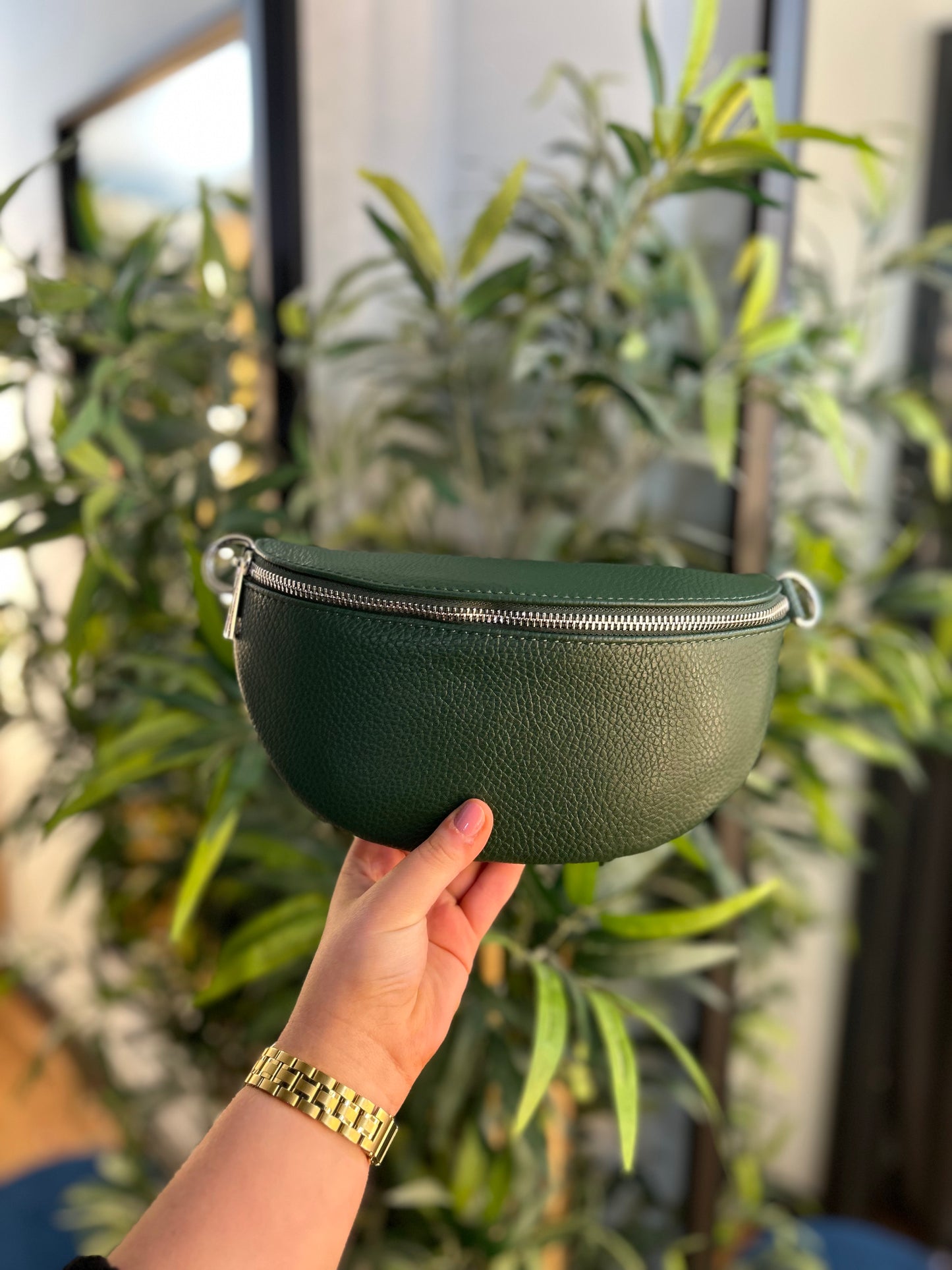 LUNA Crossbody Bag Dark Green
