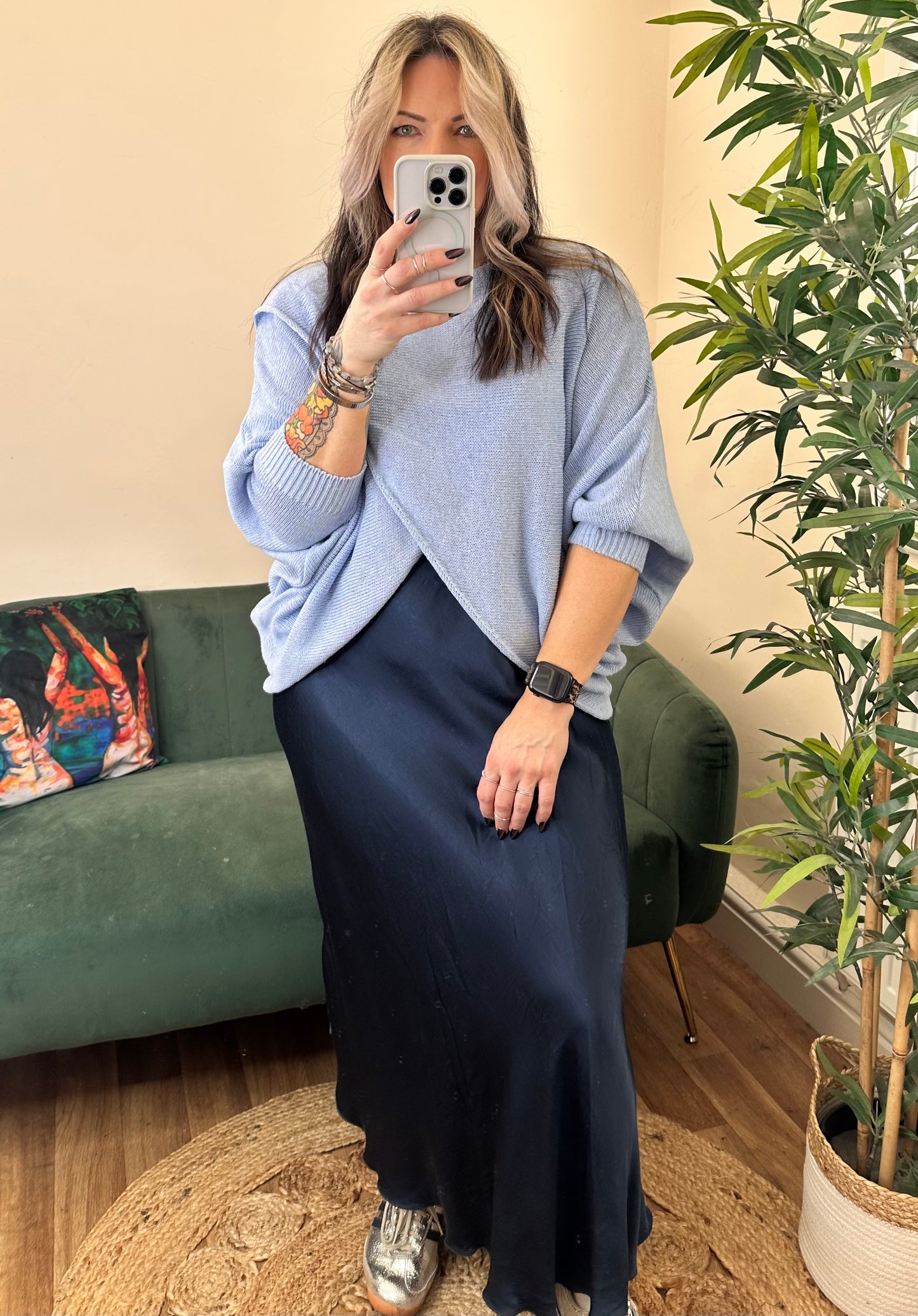MILA Crossover Jumper Sky Blue