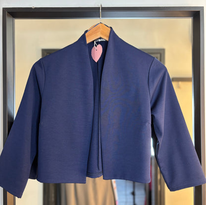 PRELOVED Quiz Navy Bolero Blazer Size 12