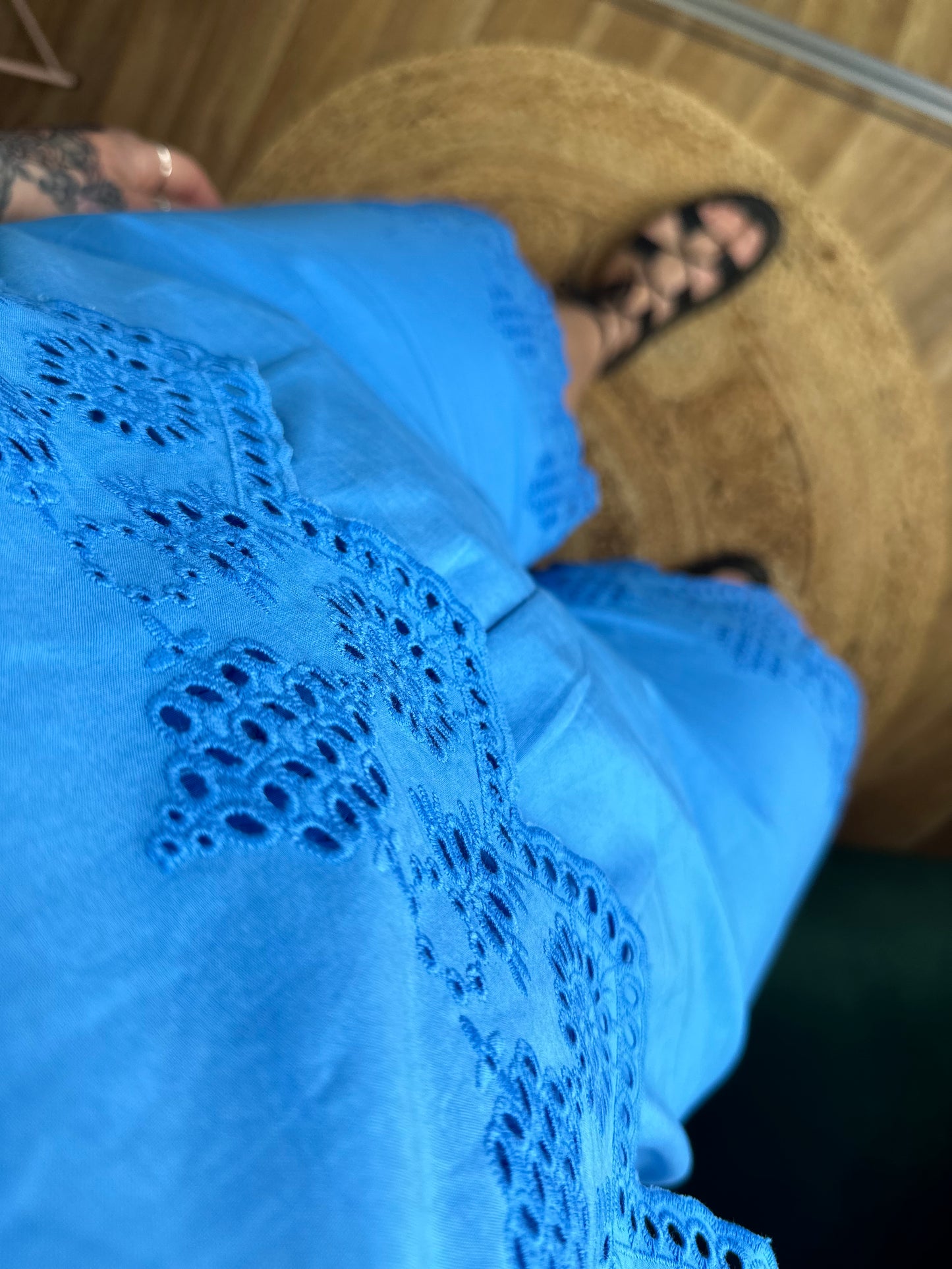 ONLY Bondi High Waisted Shorts French Blue