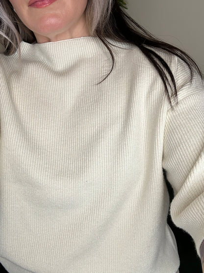 ICHI Boston Knitted Pullover Birch