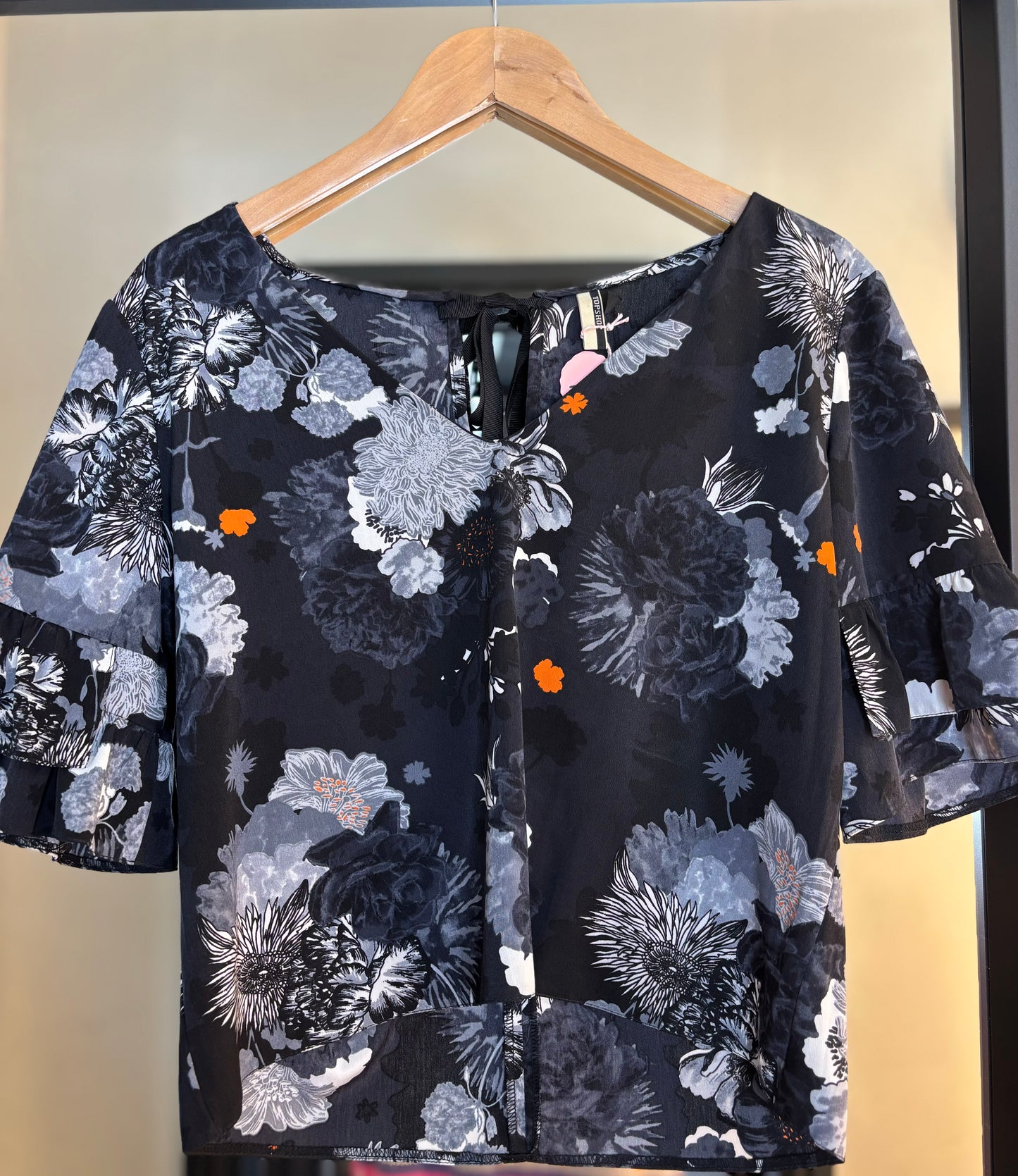 PRELOVED Topshop Print Top Size M