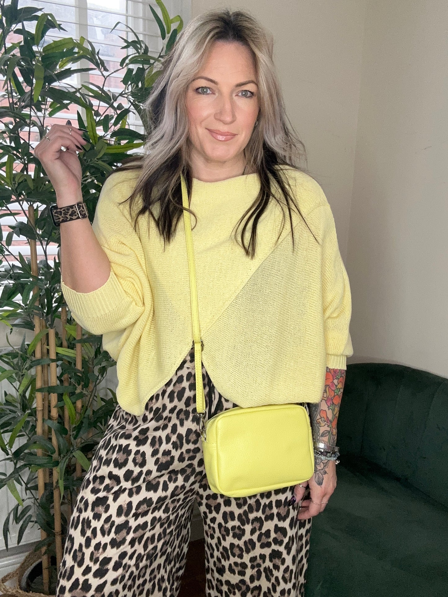 MILA Crossover Jumper Lemon