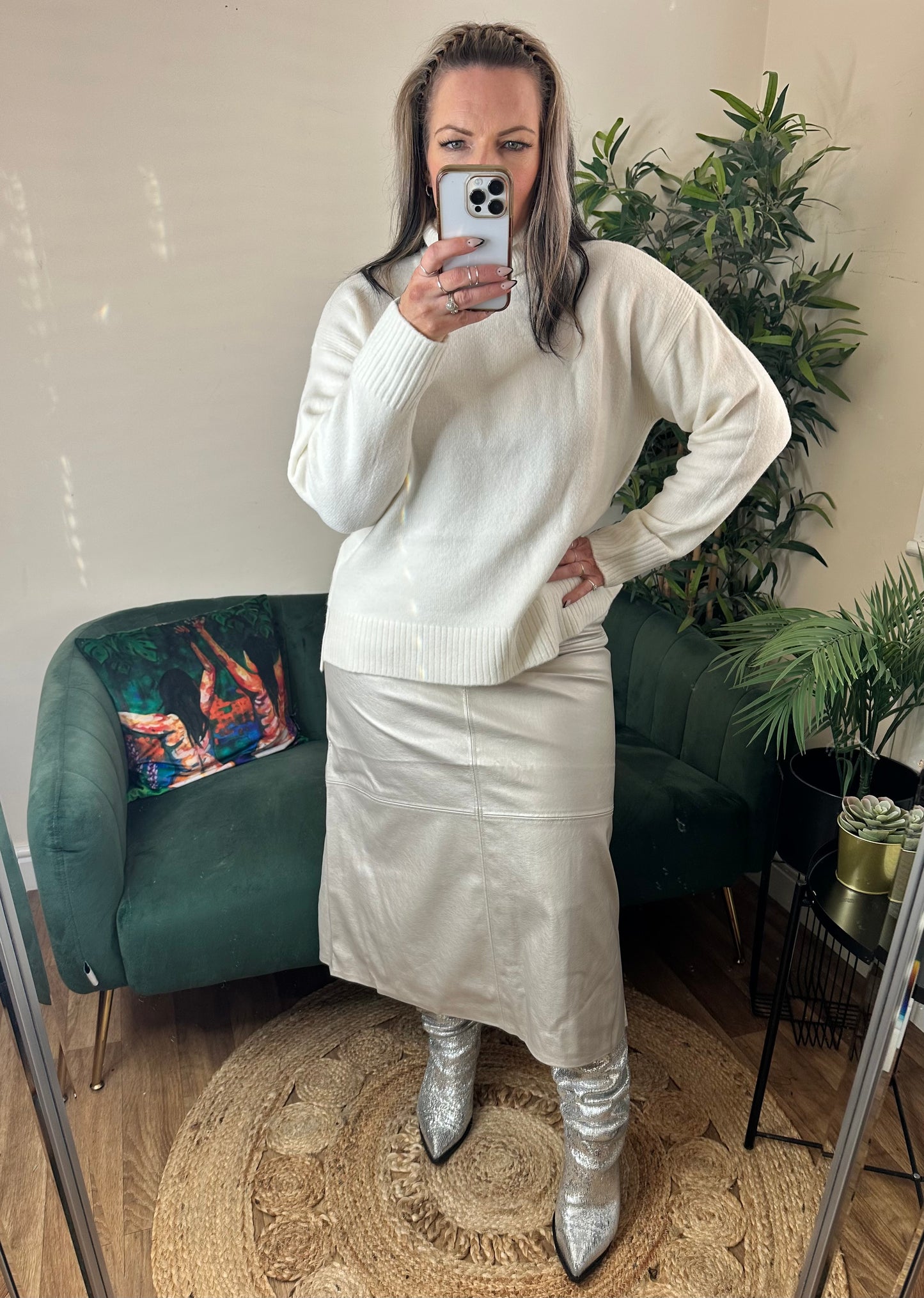 YEST Pippi Jumper Sandy White