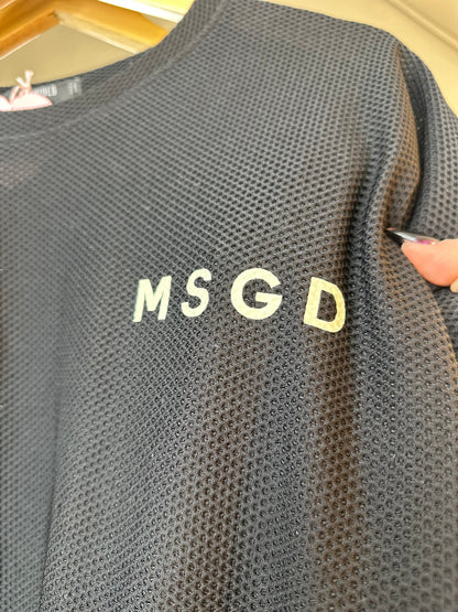 PRELOVED Missguided Airtex Gym Tee Size 12