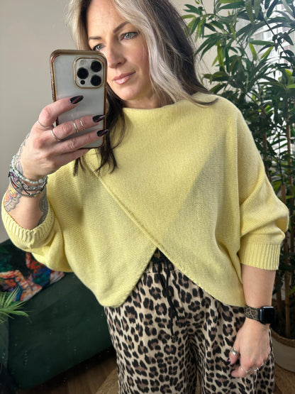 MILA Crossover Jumper Lemon