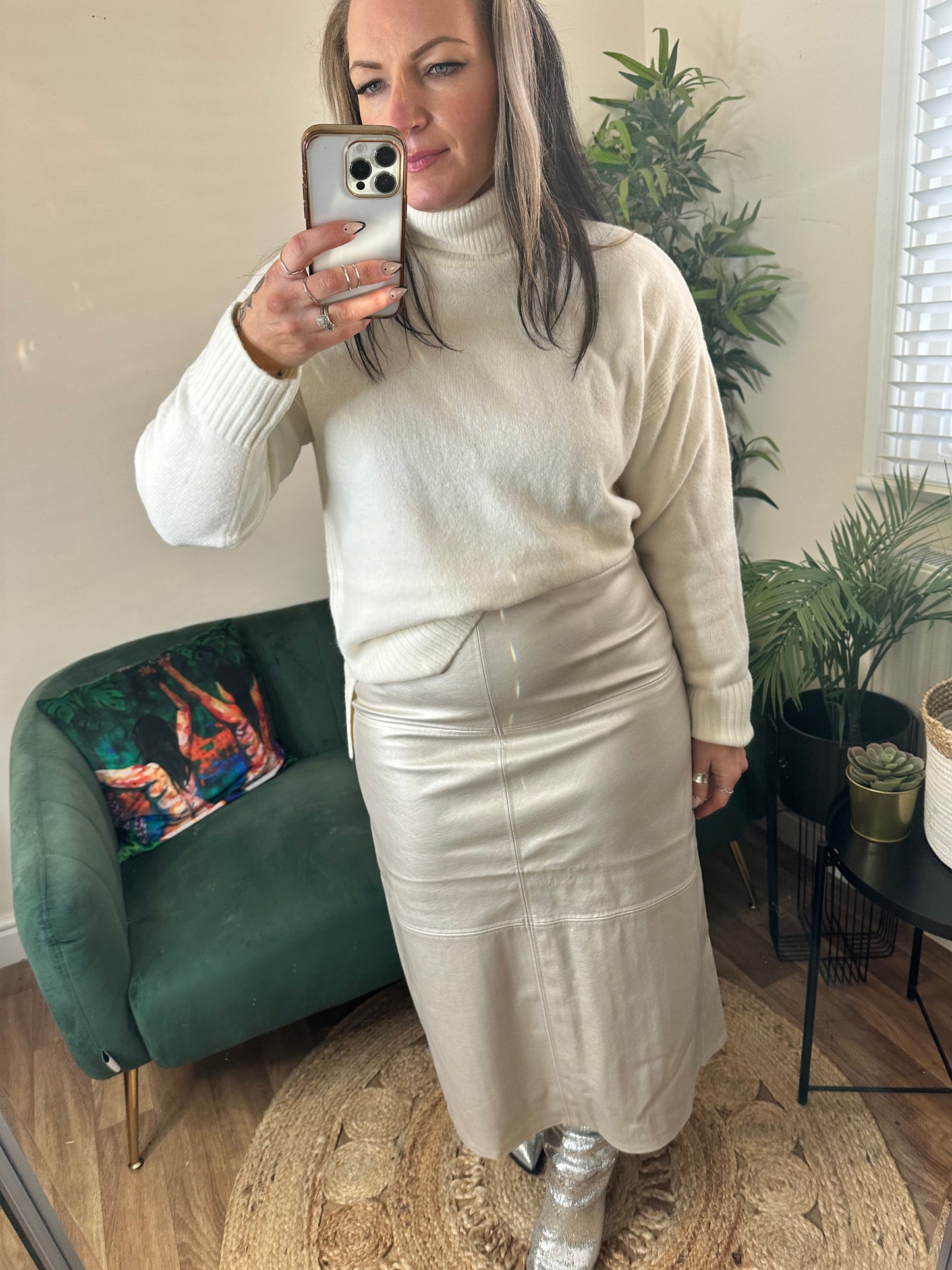 YEST Pippi Jumper Sandy White