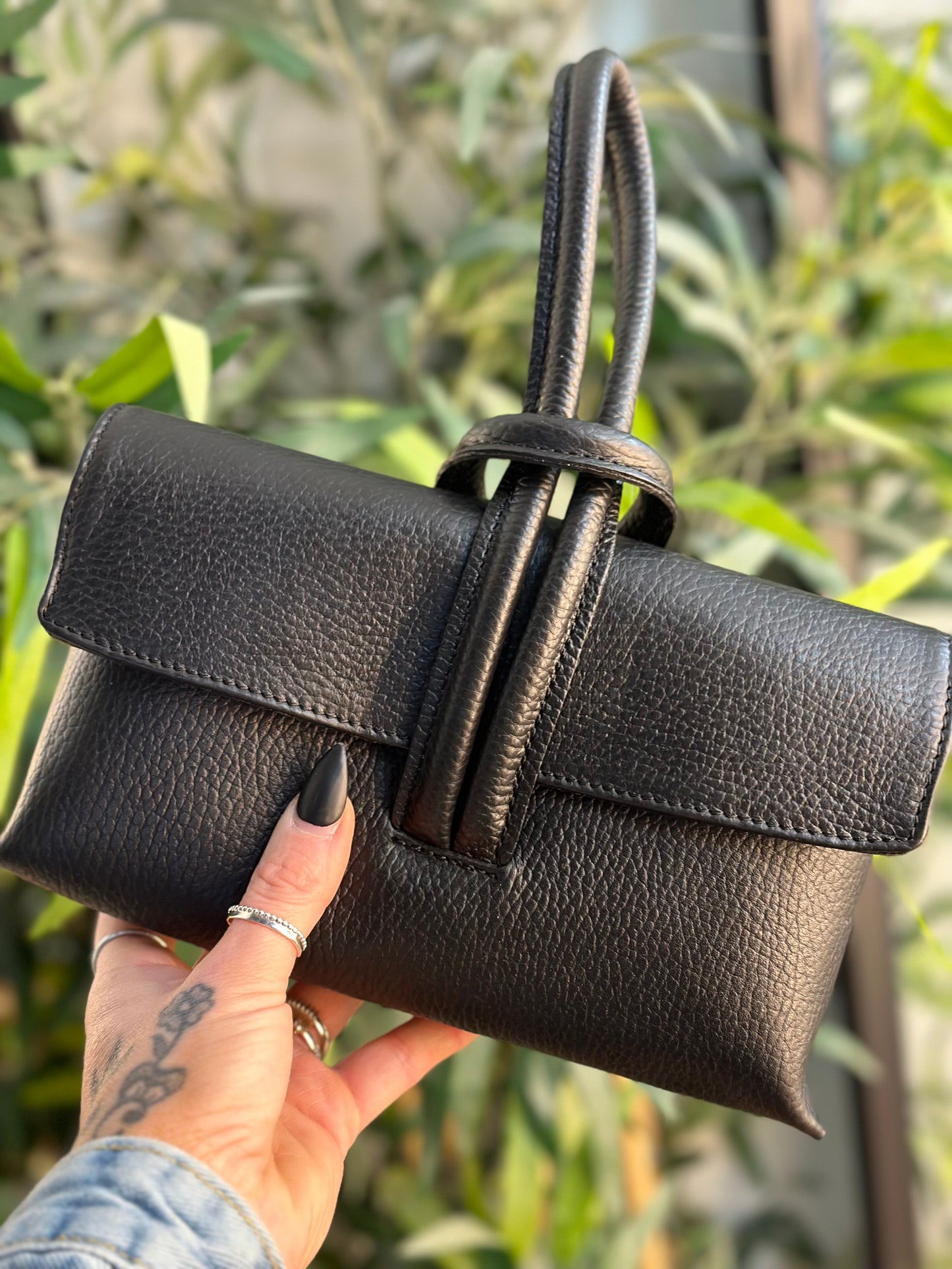 Gemma Wrist Loop Bag Black