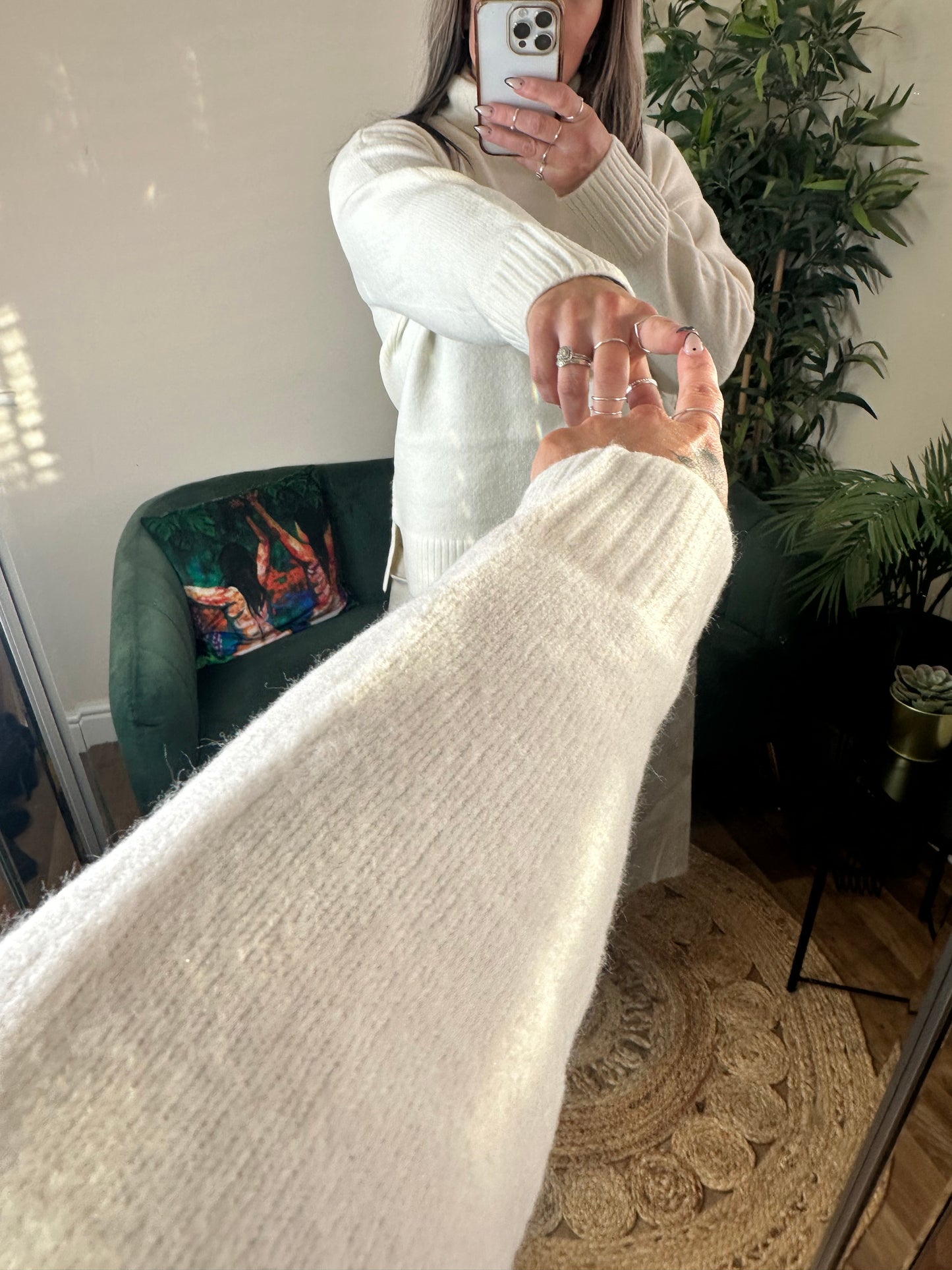YEST Pippi Jumper Sandy White