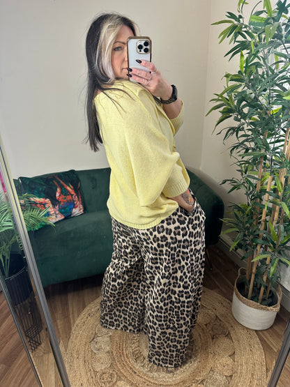 MILA Crossover Jumper Lemon