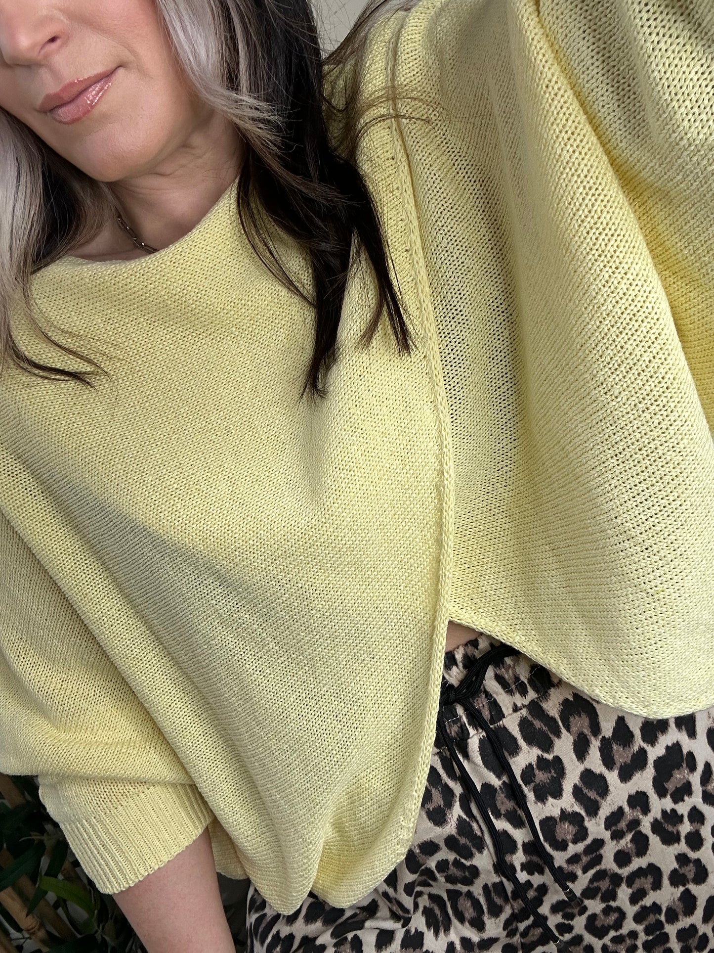 MILA Crossover Jumper Lemon