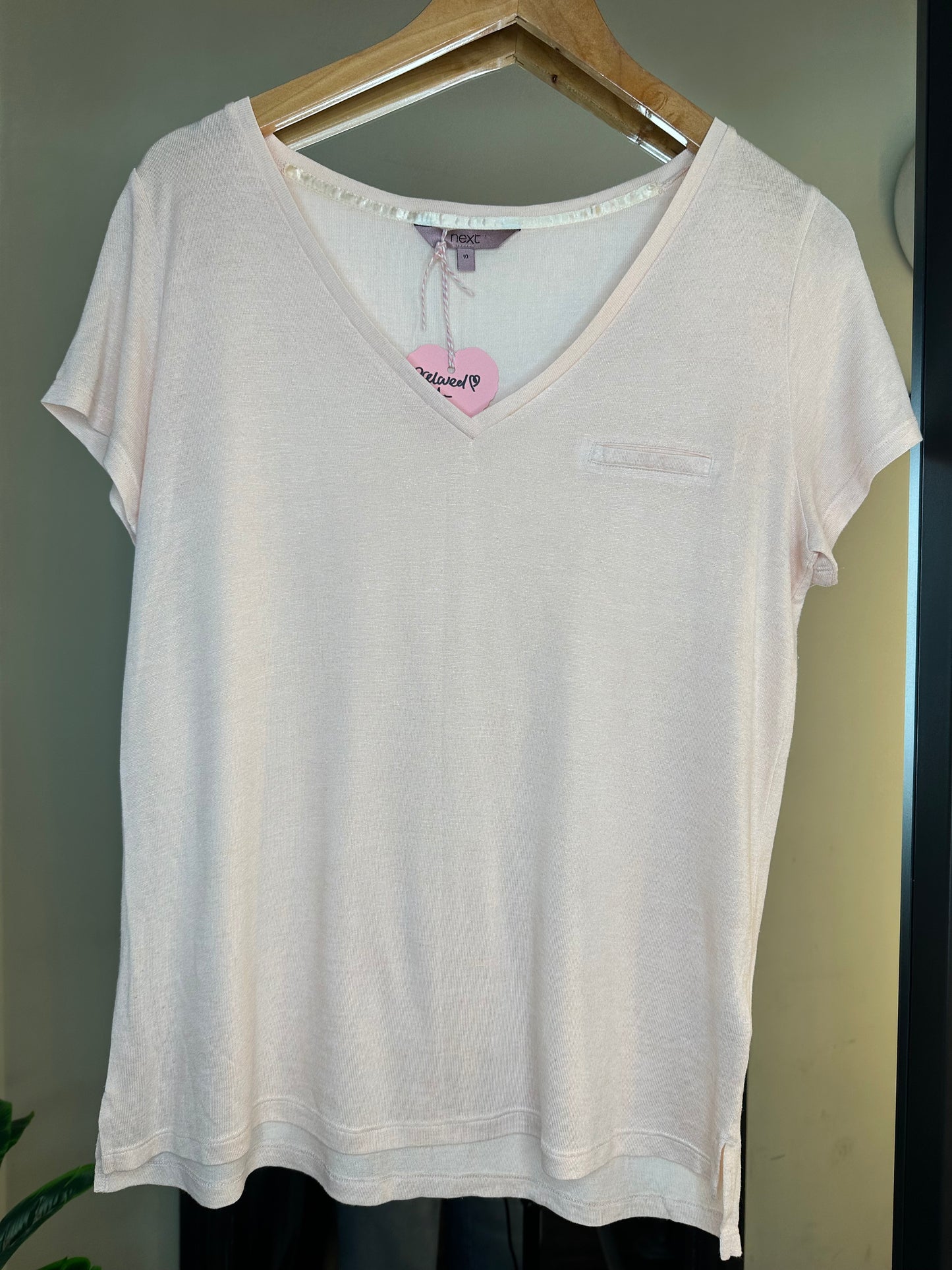 PRELOVED Next Knitted V-Neck Top Size 10