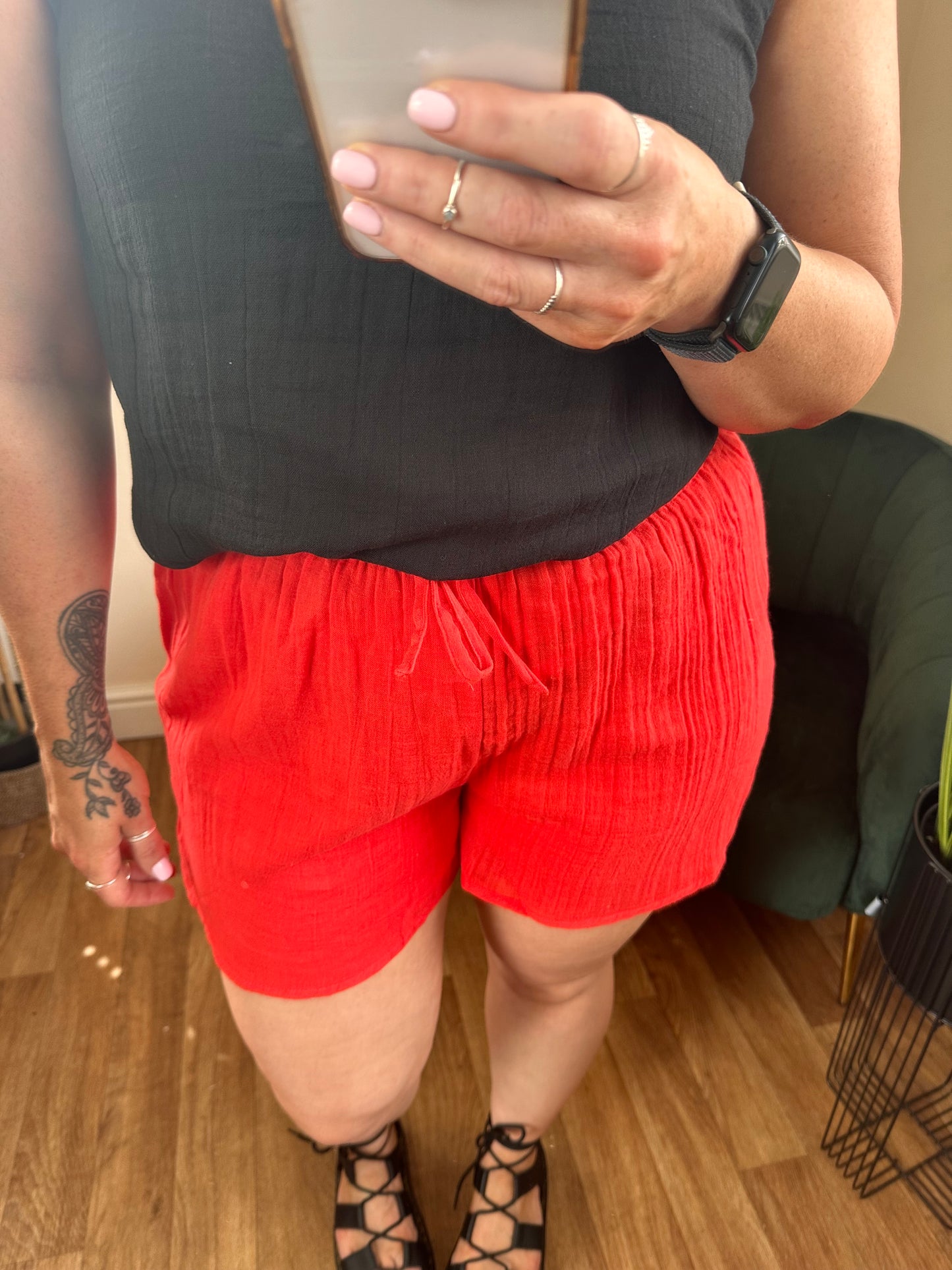 ICHI Foxa Beach Short Grenadine