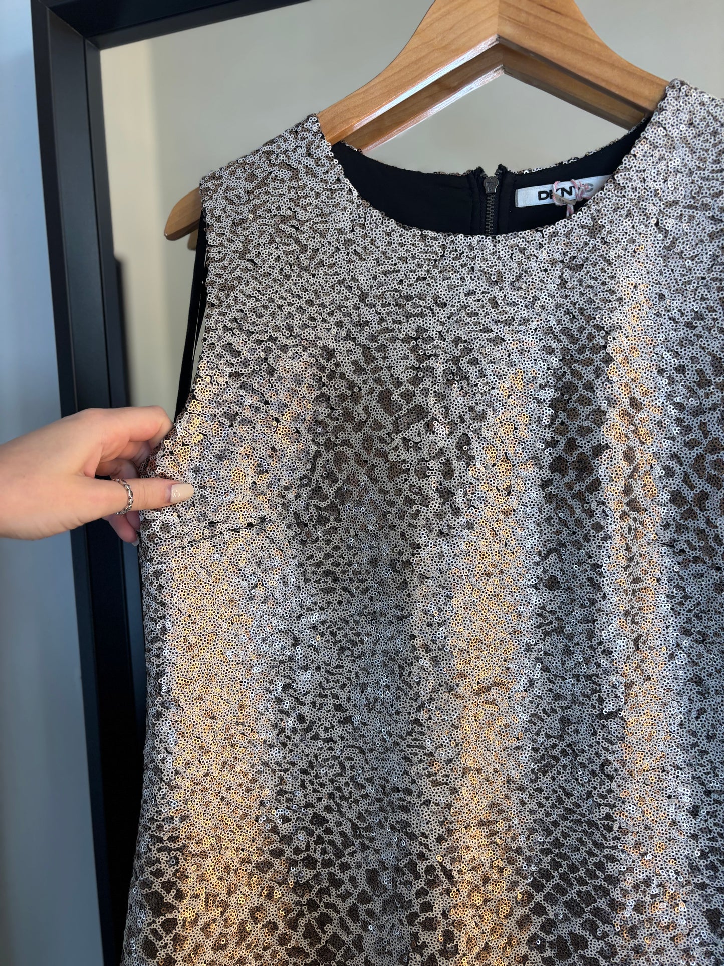 PRELOVED DKNY Sequin Dress Size 10