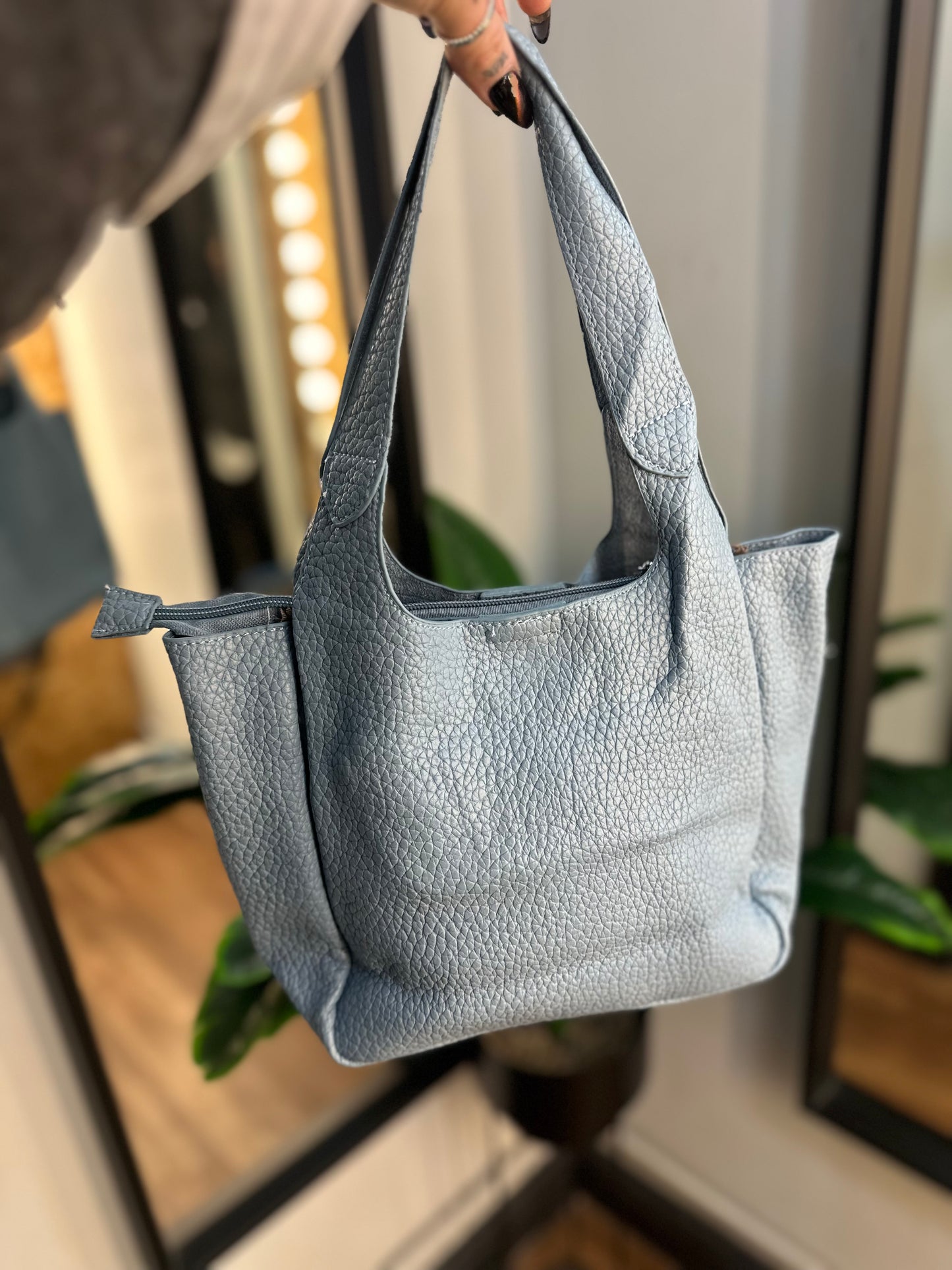 HAILEY Mini Hobo Bag Blue