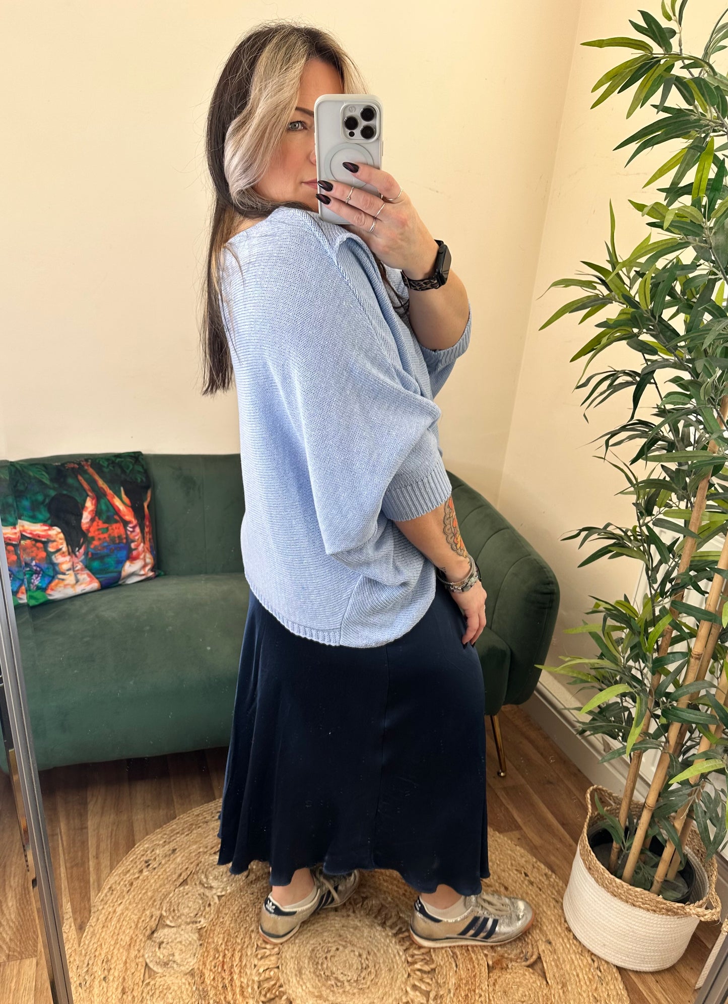 MILA Crossover Jumper Sky Blue