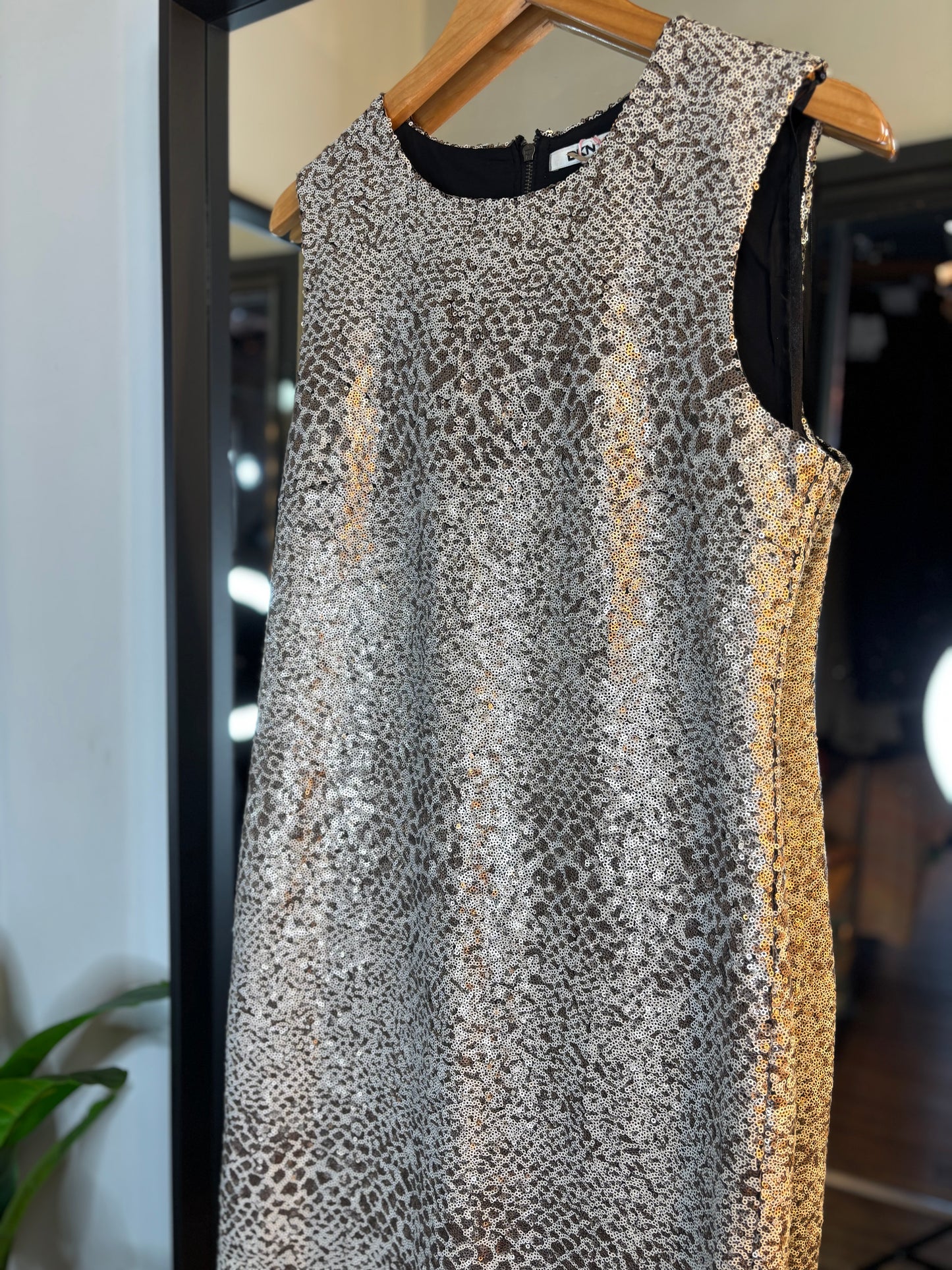 PRELOVED DKNY Sequin Dress Size 10