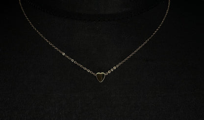 MISGRACEFUL Mini Heart Necklace Gold