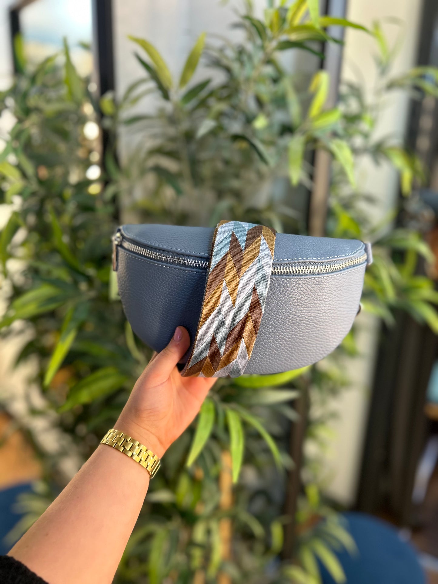 LUNA Crossbody Bag Denim Blue