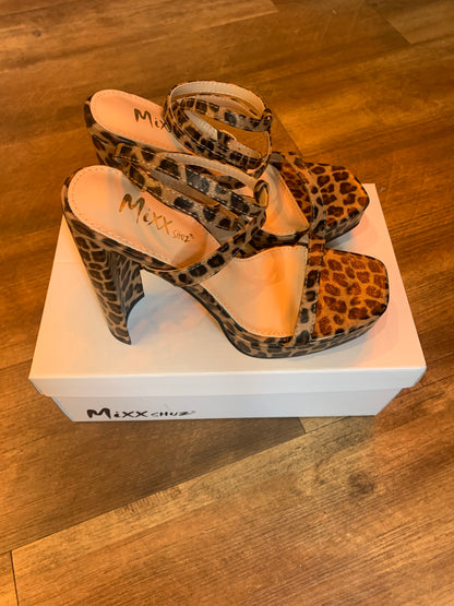 Stella Platform Sandals - Leopard