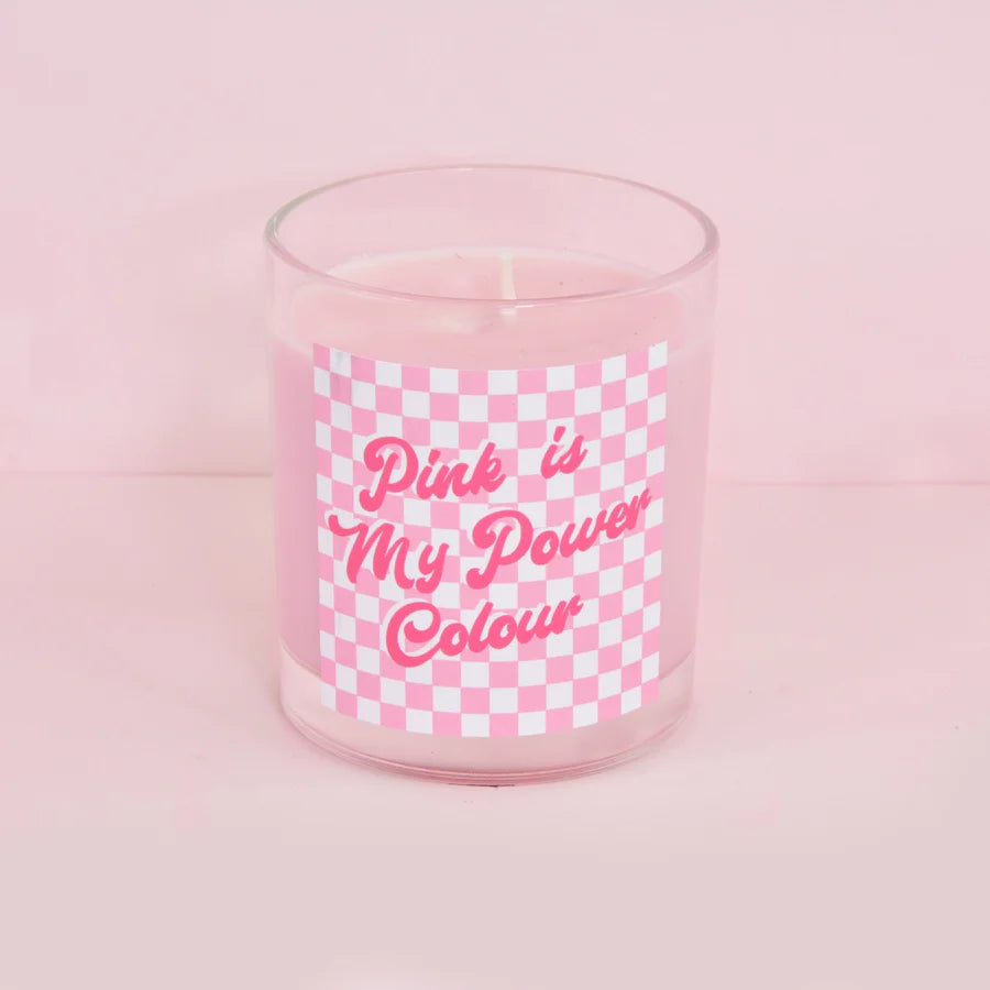 Passion fruit Martini Pink is my Power Colour Jar Candle